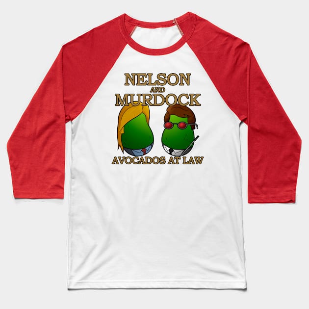 Avocados at Law Baseball T-Shirt by MobiusTees